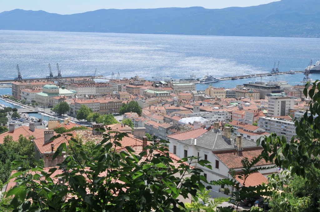 Blick auf die Stadt Rijeka, Kroatien